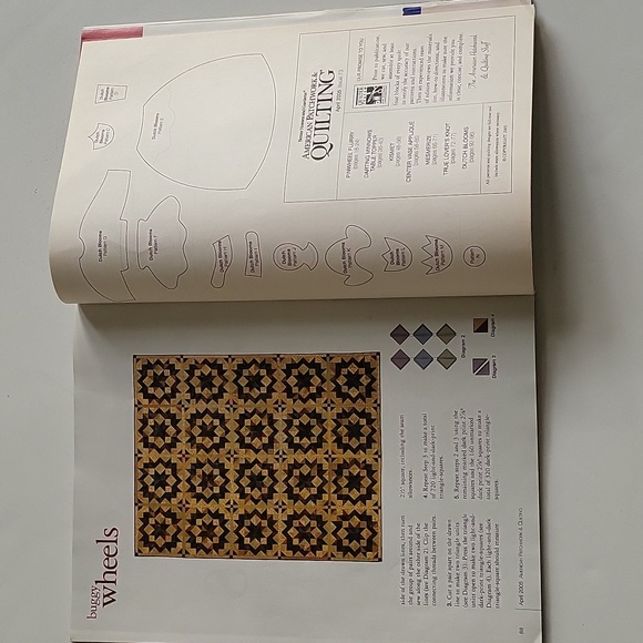 American Patchwork & Quilting Magazine April 2005 Issue 73 - Picture 7 of 8